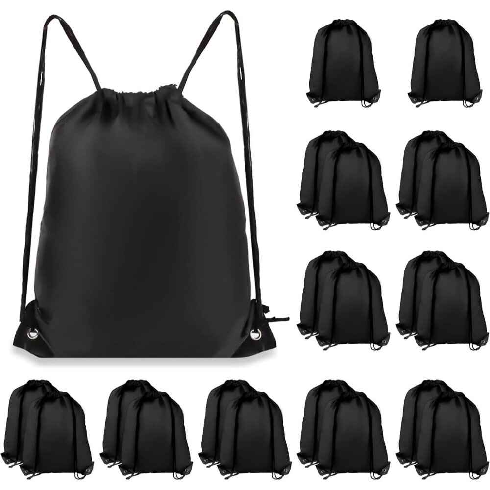 Lightweight & Foldable Drawstring Backpack - 20 B… - image 1